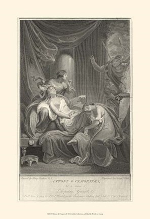 Framed Antony &amp; Cleopatra Print