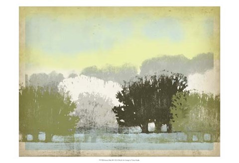 Framed Serene Park II Print