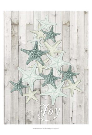 Framed Coastal Christmas III Print