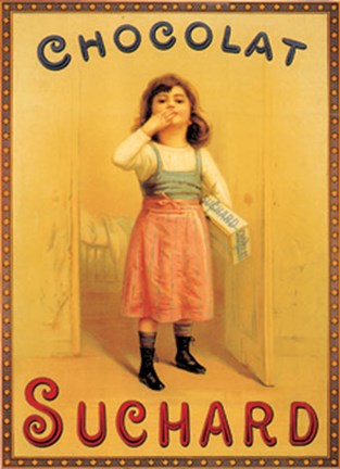 Framed Chocolat Suchard Print