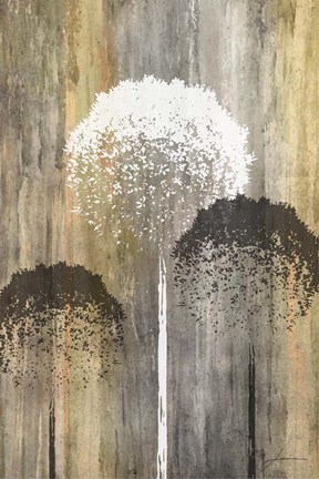 Framed Rustic Garden I Print