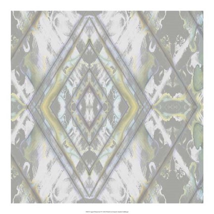 Framed Argyle Watercolor IV Print