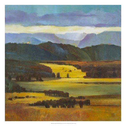 Framed Mountain Light Print