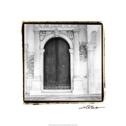 Framed Venetian Doorways II Print
