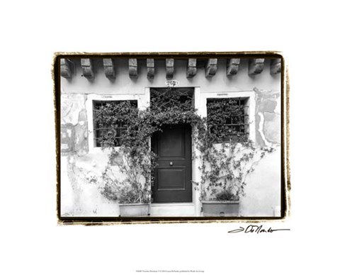 Framed Venetian Doorways V Print