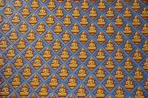 Framed Thai Buddhist Temple, Island of Penang, Malaysia Print