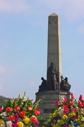 Framed Rizal Monument, Manila, Philippines Print