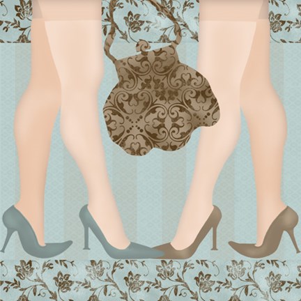 Framed Toe to Toe I Print