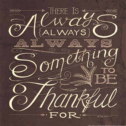 Framed Thankful Print