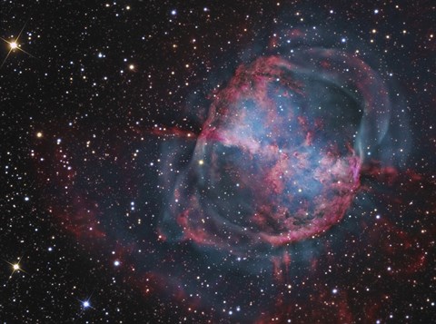 Framed Close up of The Dumbbell Nebula Print