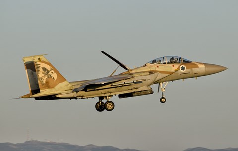 Framed Israeli Air Force F-15I Ra&#39;am Print