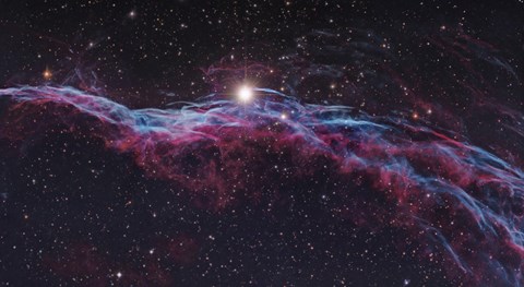 Framed Veil Supernova Remnant Print