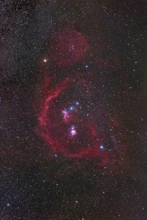 Framed Orion Constellation Print