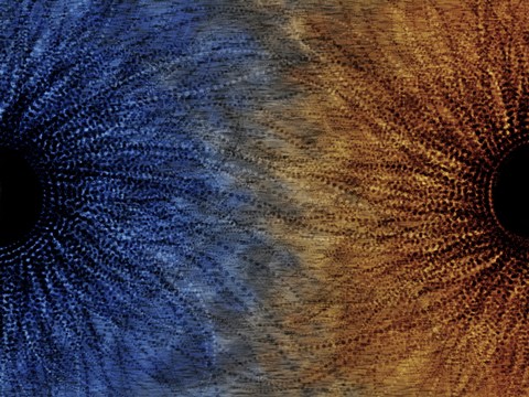 Framed Duality Motif Print