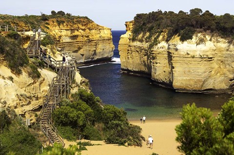 Framed Loch Ard Gorge, Port Campbell National Park, Great Ocean Road, Victoria, Australia Print