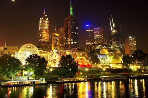 Framed Melbourne, Victoria, Australia Print