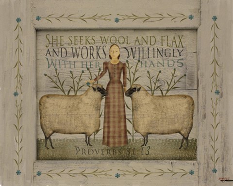 Framed She Seeks Print