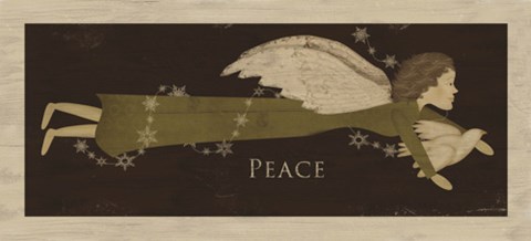 Framed Angel Peace Print