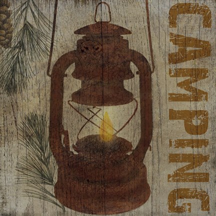 Framed Camping Print