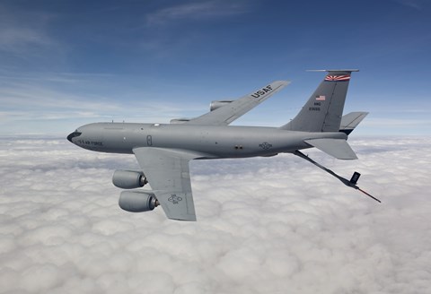 Framed KC-135R Flies over Arizona Print