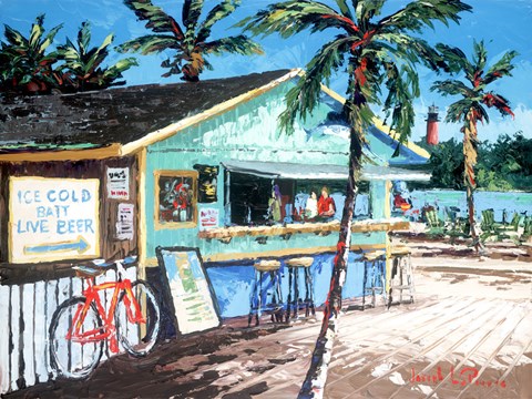 Framed 5 o'clock Somewhere Print