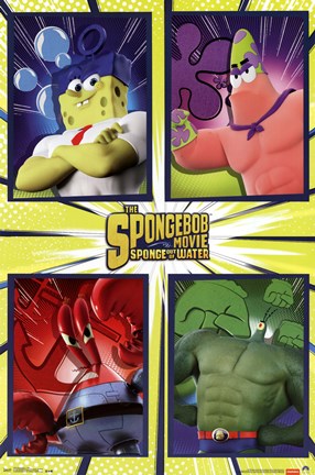 Framed SpongeBob 2 - Team Print