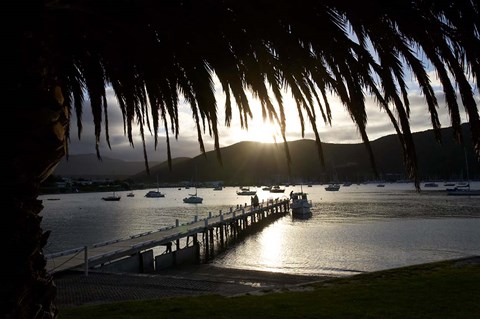 Framed Waikawa Bay, near Picton, Marlborough Sounds, South Island, New Zealand Print