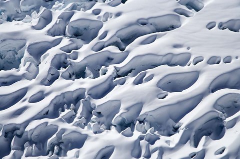 Crevasses, Franz Josef Glacier, South Island, New Zealand by David Wall