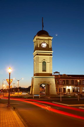 Framed New Zealand, North Island, Manawatu, Historic Clock Tower Print