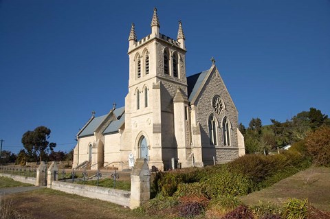 Framed New Zealand, South Island, St Martins Anglican Church Print