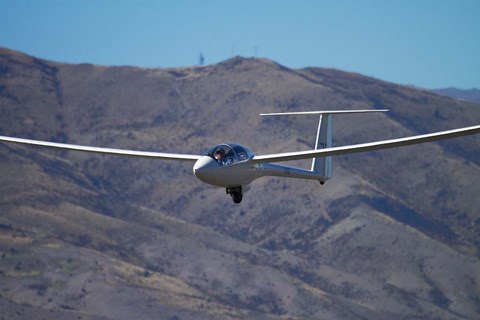 Framed Glider, Warbirds over Wanaka, Wanaka, War plane, Otago, South Island, New Zealand Print