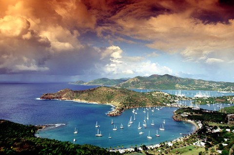 Framed Antigua, Caribbean Print