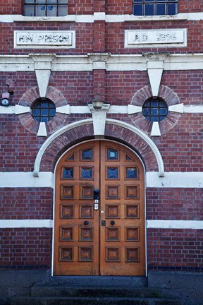 Framed Entrance to old Dunedin Prison (1896), Dunedin, South Island, New Zealand Print