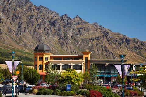 Framed Remarkables Park Shopping Centre, Otago, New Zealand Print