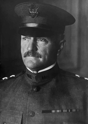 Framed Major General John Pershing Print