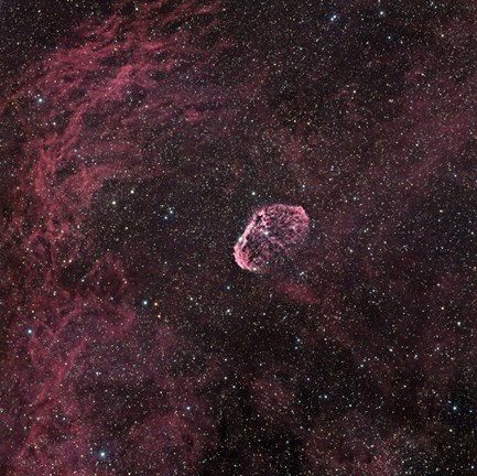 Framed Crescent Nebula Print