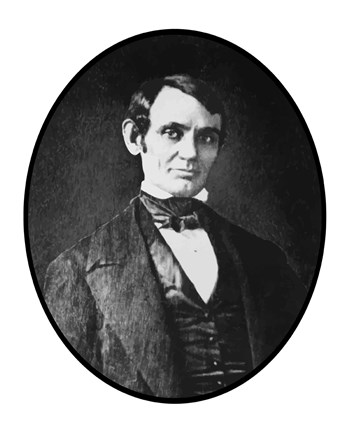 Framed Young Abraham Lincoln Print