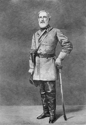 Framed General Robert E Lee Print