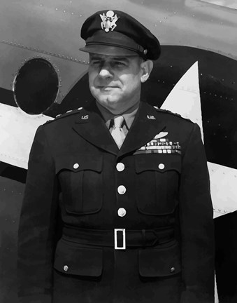 Framed General James Harold Doolittle in uniform Print