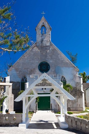 Framed Bahamas, Eleuthera, St Patrick&#39;s Anglican Church Print