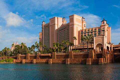Framed Bahamas, New Providence Island, Atlantis Hotel Print