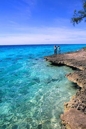Framed Cuevade De Los Peces, Peninsula De Zapata, Cuba Print