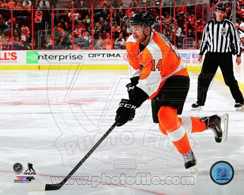 Framed Sean Couturier 2014-15 Action Print
