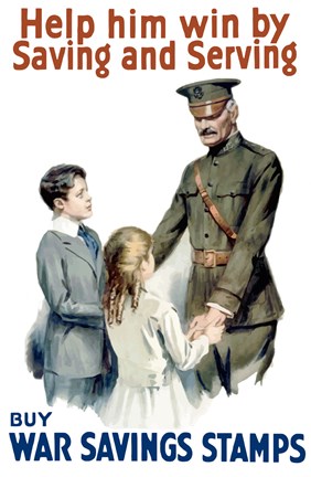 Framed Help Him Win by Saving and Serving Print