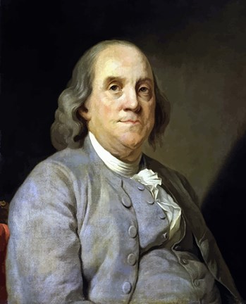 Framed Benjamin Franklin Print