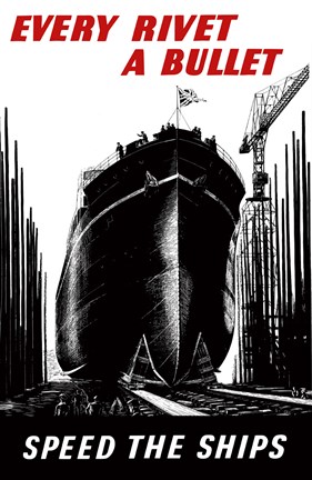 Framed Every Rivet a Bullet Print