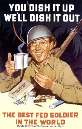 Framed You Dish it Up, We Dish it Out Print