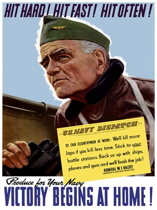 Framed Hit Hard! Hit Fast! Hit Often! Print