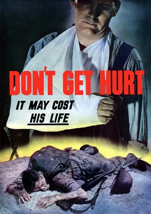 Framed Don&#39;t Get Hurt Print