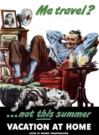 Framed Met Travel - Not This Summer Print